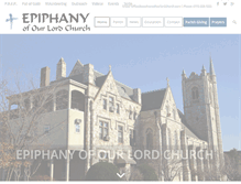 Tablet Screenshot of epiphanyofourlordchurch.com